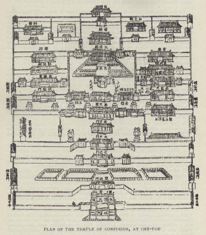 孔庙历史平面图(1912)